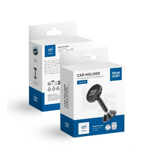 BLUE STAR magnetyczyny uchwyt samochodowy LONG STICK do deski / biurka czarny - Uchwyty samochodowe do telefonów - miniaturka - grafika 1