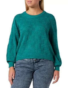 ICHI IHNOVO LS sweter damski, 185424/zielony Cadmium Green, L, 185424/Cadmium Green, L - Swetry damskie - miniaturka - grafika 1