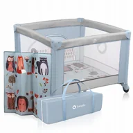 Łóżeczka i kojce - Lionelo Kojec Dla Dzieci Łóżeczko Turystyczne 2W1 100X100 Cm Materac Koła - miniaturka - grafika 1