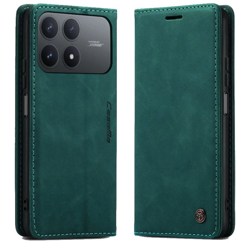 Etui do Poco F8 Pro 5G PORTFELOWE SKÓRZANE ZAMYKANE NA KLAPKĘ