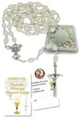 Różańce - Prezentowy Różaniec pierwszokomunijny z prawdziwych pereł - miniaturka - grafika 1