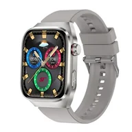 Smartwatch - Smartwatch ST TK16 srebrny / szary Bateria 650 mAh - miniaturka - grafika 1