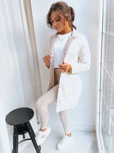 Kurtka damska przejściowa MITRA ecru Dstreet TY3620-M - Kurtki damskie - miniaturka - grafika 1