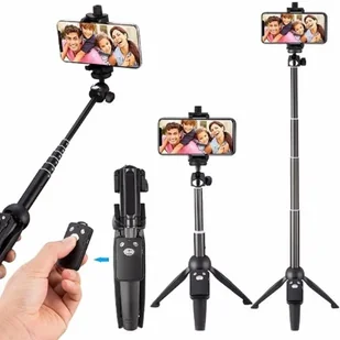 Selfie Stick Statyw Do Telefonu Komórkowego Kontroler Bluetooth Q-Lh8 - Selfie stick - miniaturka - grafika 1