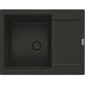 Zlewozmywaki - Zlewozmywak fragranitowy FRANKE Maris MRG 611-62 Czarny mat 114.0693.534 - miniaturka - grafika 1