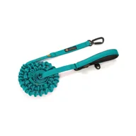 Smycze dla psów - Smycz dla psa z amortyzatorem JoQu® Ultra Strong Runners turkusowa - miniaturka - grafika 1