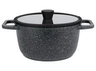 Garnki - LIVARNO home Garnek z odlewu aluminiowego z miarką, Ø 24 cm (granit) - miniaturka - grafika 1