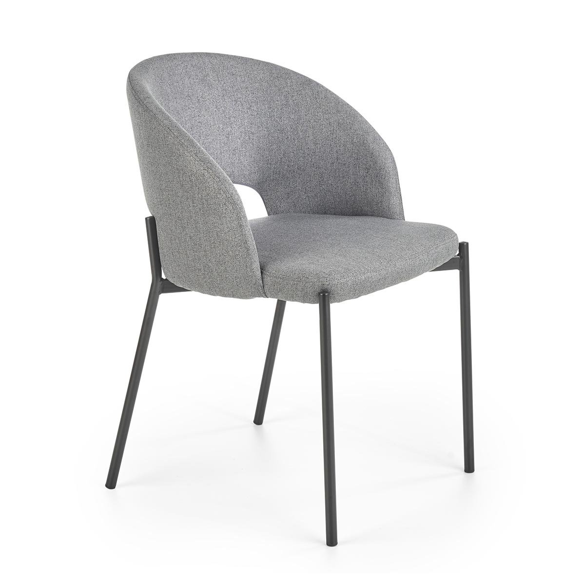 Halmar Krzesło do jadalni K373 - szary / czarny