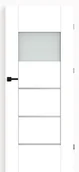 Drzwi wewnętrzne - Dre Drzwi Wewnętrzne Przylgowe Z Szybą Lumio 2 Biel Alpejska - miniaturka - grafika 1