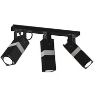 Lampy sufitowe - Milagro Lampa sufitowa VIDAR BLACK/CHROME 3xGU10 - miniaturka - grafika 1