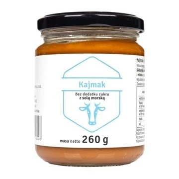 Krem Mleczny Kajmak Z Solą Morską Bez Dodatku Cukru 260G Polder