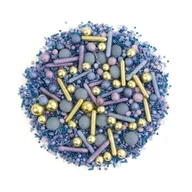 Dodatki do ciast w proszku - Posypka cukrowa MARBLE BLUE Słodki Bufet 90 g - miniaturka - grafika 1