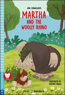 Martha and the Wolly Rhino książka + audio online Kinder Garten First - Książki do nauki języka angielskiego - miniaturka - grafika 1