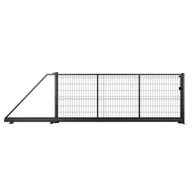 Bramy garażowe - NATERIAL Brama przesuwna Modus 4x1.5 m lewa czarna - miniaturka - grafika 1