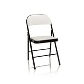 Krzesła - Krzesło składane TUDELA Biały hjh OFFICE - miniaturka - grafika 1