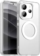 Etui i futerały do telefonów - Etui Supero do Xiaomi Redmi Note 14 4G Magsafe, biało-półprzezroczyste - miniaturka - grafika 1