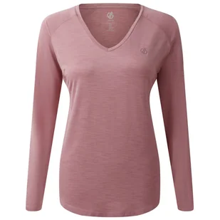 Koszulka damska Dare 2b Discern Tee Rozmiar: XS / Kolor: różowy/fioletowy - Koszulki sportowe damskie - miniaturka - grafika 1