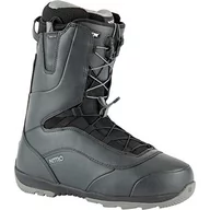 Buty snowboardowe - Nitro Snowboard Venture TLS '21 All Mountian Freeride Freestyle męskie buty do szybkiego sznurowania, buty snowboardowe, czarne, 30,5 - miniaturka - grafika 1