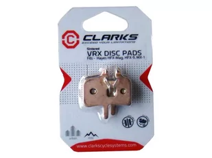 Clarks Clarks Okładziny hamulcowe HAYES HFX-Mag MX-1 Mag HFX-9 metaliczne spiekane CLA-VRX814C - Części rowerowe - miniaturka - grafika 1