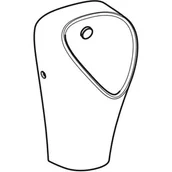 Pisuary - Geberit Narva Pisuar wiszący 60x33 cm biały 501.655.00.1 - odbiór osobisty: Kraków, Warszawa - miniaturka - grafika 1