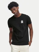 Koszulki męskie - Blend T-Shirt 20716481 Czarny Regular Fit - miniaturka - grafika 1