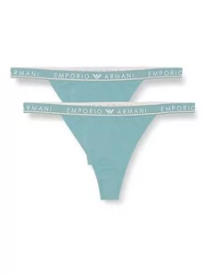 Emporio Armani Damskie majtki typu stringi (2 sztuki), Arctic, XL - Majtki damskie - miniaturka - grafika 1