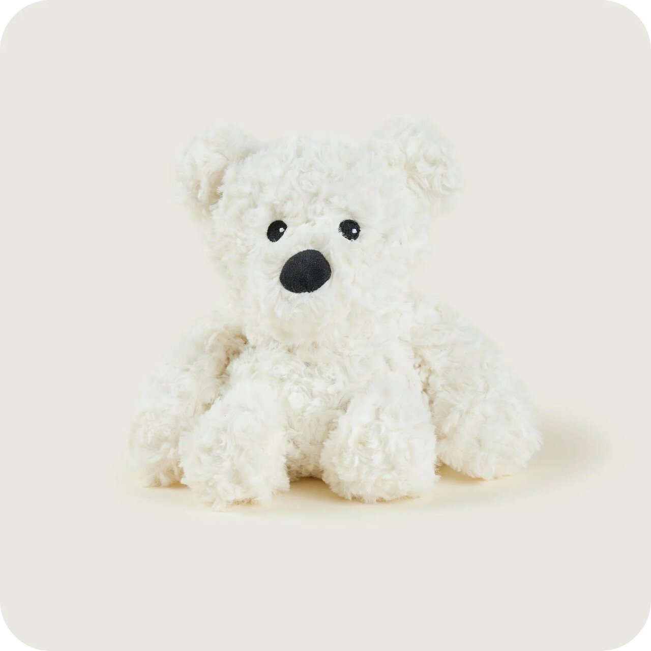 Clementoni Warmies Podgrzewany pluszak w kremowym kolorze loki duży