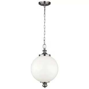 Elstead Lighting LAMPA wisząca FE/PARKMAN/PL PN FEISS metalowa OPRAWA Zwis kula nikiel po - Lampy sufitowe - miniaturka - grafika 1