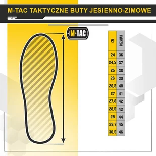 M-Tac - Buty taktyczne jesienno-zimowe - Czarne - 1JJ143/7TPLV - Odzież taktyczna i umundurowanie - miniaturka - grafika 5