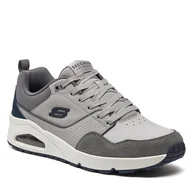 Półbuty męskie - Sneakersy Skechers Uno-Retro One 183020/GRY Gray - miniaturka - grafika 1