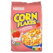 Płatki śniadaniowe i musli - Nestlé Corn Flakes Płatki kukurydziane smak truskawkowy & śmietankowy 250 g - miniaturka - grafika 1