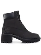 Botki damskie - Timberland Trapery Kinsley TB0A25C4001 Czarny - miniaturka - grafika 1