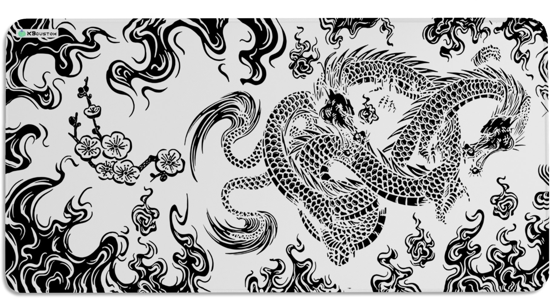 Podkładka KBcustom DUŻA PODKŁADKA MATA POD MYSZKĘ MYSZ 120x60cm XXXL KBcustom Biurko Dragon 26