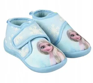 KAPCIE DO PRZEDSZKOLA DLA DZIEWCZYNKI ROZMIAR 28 BUTY RZEP KRAINA LODU ELSA - Kapcie damskie - miniaturka - grafika 1