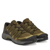 Buty trekkingowe męskie - Trekkingi Salomon X-Adventure Recon Gore Tex L47813200 Zielony - miniaturka - grafika 1