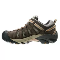 Buty trekkingowe męskie - KEEN Męskie buty turystyczne Voyageur, czarny oliwkowy/Inca Gold, 14 UK, Czarny oliwkowy Inca Gold, 48 EU - miniaturka - grafika 1
