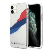 Etui i futerały do telefonów - BMW Etui BMHCN61SKTGT iPhone 11 6,1" transparent hardcase Motorsport Tricolor - miniaturka - grafika 1