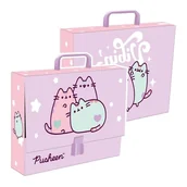 Teczki i skoroszyty - Teczka z rączką A4 BAMBINO PUSHEEN 1szt. /UP-75997/ - miniaturka - grafika 1