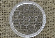 Biżuteria - akcesoria - [301023] Ogniwka otwarte 6mm kolor czarny 50szt - miniaturka - grafika 1