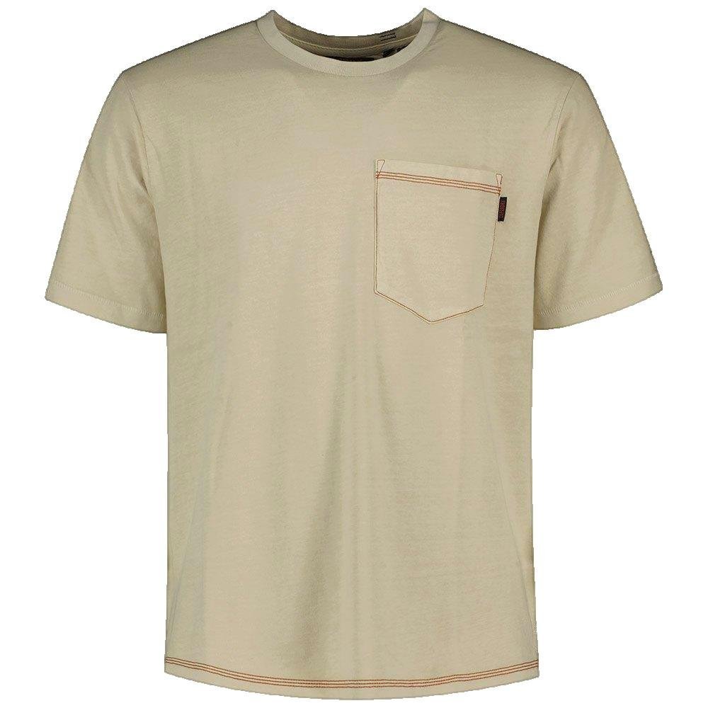 T-shirt z kieszenią i kontrastowymi szwami Superdry