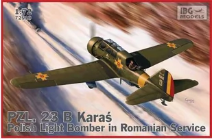 Lekki Bombowiec PZL 23 B Karaś Rumunia IBG Models 1:72 - Modele do sklejania - miniaturka - grafika 1
