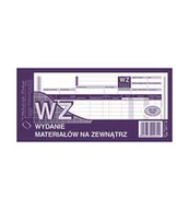 Druki akcydensowe - WZ Wydanie towarów na zewnątrz 1/3 A4 351-8 - miniaturka - grafika 1