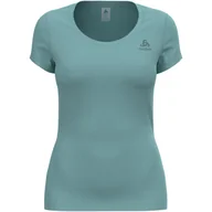 Koszulki i topy damskie - Koszulka z krótkim rękawem damska ODLO Active F-Dryight Eco BL Top Crew Neck - miniaturka - grafika 1