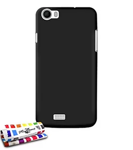 Wiko Ultraflache harte Schutzhülle LENNY [Le Pearls Premium] [Schwarz] von MUZZANO + STIFT und MICROFASERTUCH MUZZANO GRATIS - Das ULTIMATIVE, ELEGANTE UND LANGLEBIGE Schutz-Case für Ihr LENNY - Etui i futerały do telefonów - miniaturka - grafika 1