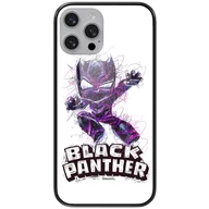 Etui i futerały do telefonów - ERT GROUP etui na telefon Apple Iphone 11 PRO, case oryginalny i oficjalnie licencjonowany przez Marvel, wzór Black Panther 017, wykonany z hartowanego szkła, optymalnie dopasowany, etui ochronne - miniaturka - grafika 1