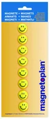 Dekoracje domu - MAGNETOPLAN Magnesy HAPPY FACE SMILE 20mm 8szt 16671 - miniaturka - grafika 1