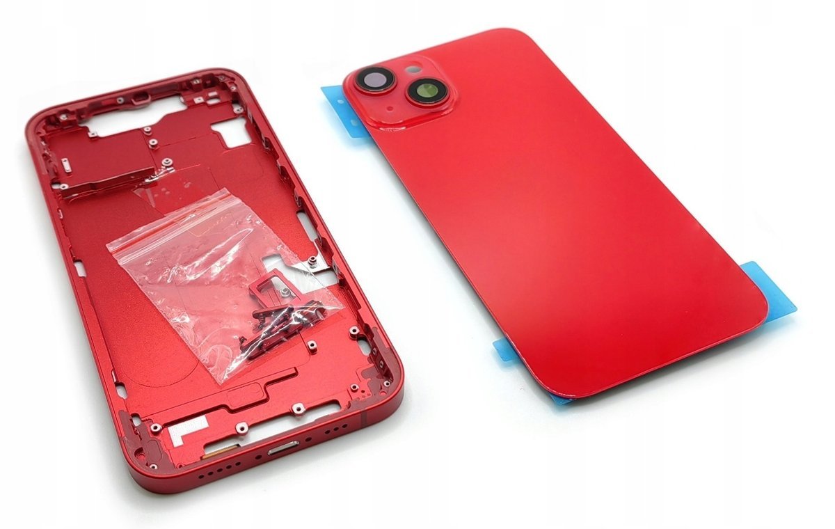 OBUDOWA PANEL TYŁ KORPUS RAMKA DO APPLE IPHONE 14 CZERWONY