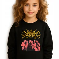 Bluzy dla dziewczynek - Bluza Dziecięca Czarna BEAUTIFUL CHAOS KATSEYE K-pop Na Prezent - 164 cm Wz - miniaturka - grafika 1