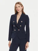 Marynarki i żakiety damskie - Rinascimento Marynarka CFC0126227003 Granatowy Slim Fit - miniaturka - grafika 1