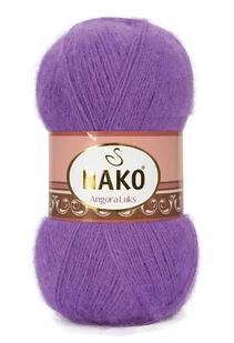 Włóczka NAKO ANGORA LUKS 100g kolor: 13864 / fioletowy - Pasmanteria - miniaturka - grafika 1